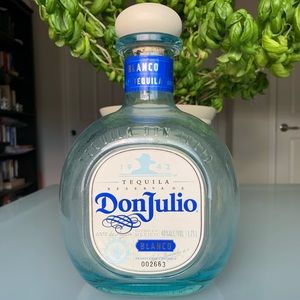 EMPTY Don Julio Blanco Tequila Bottle 1.75L